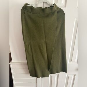 A New Day Olive Pencil Skirt